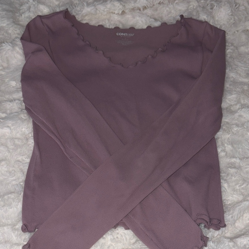 PacSun Mauve Long Sleeve Top